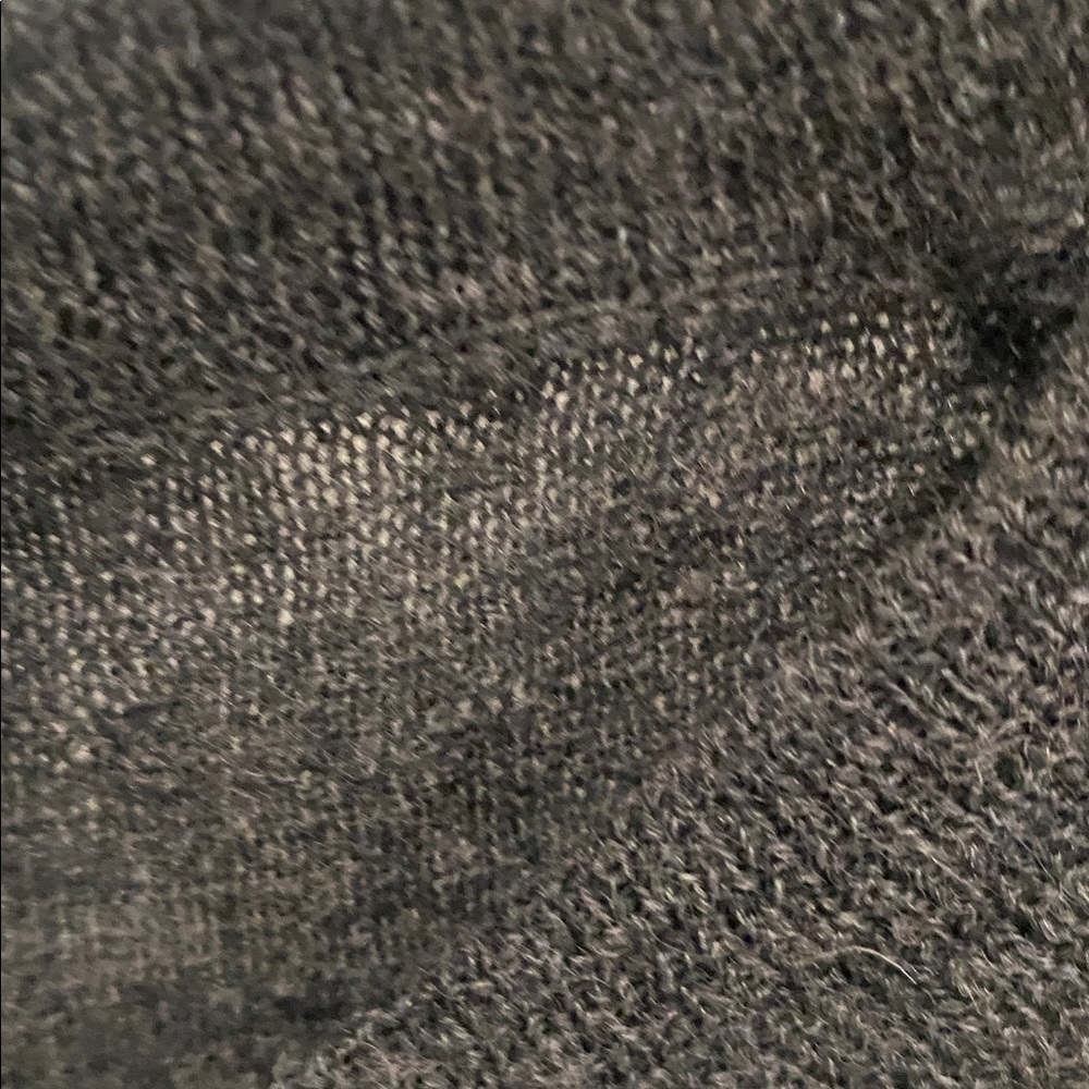 NWT French Connection 100% Wool “Dog” Long Sleeve Crewneck Sweater Grey Size XS - Picture 4 of 8